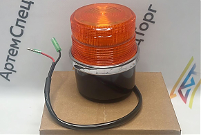 МИ22 (магнит) Маяк проблесковый оранжевый светодиодный (d = 83mm)